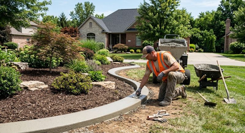 Concrete Curbing Installation
