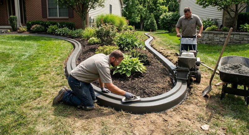 Concrete Curbing Installation