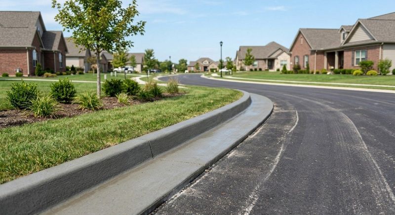 Concrete Curbing Installation