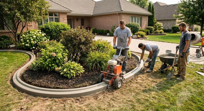 Concrete Curbing Installation
