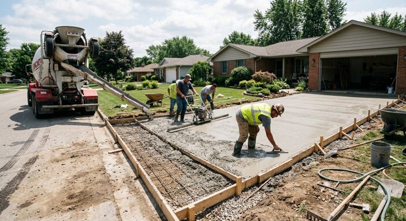 Concrete Driveway Installation