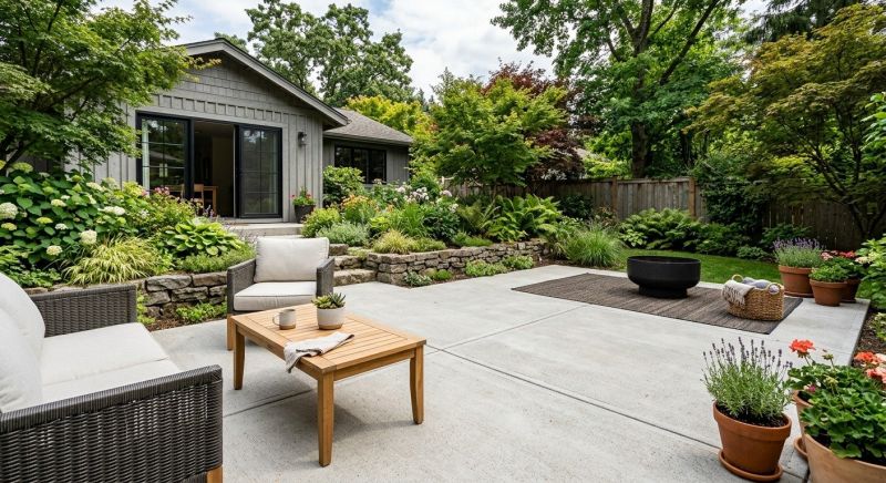 Concrete Patio Ideas For Atlanta
