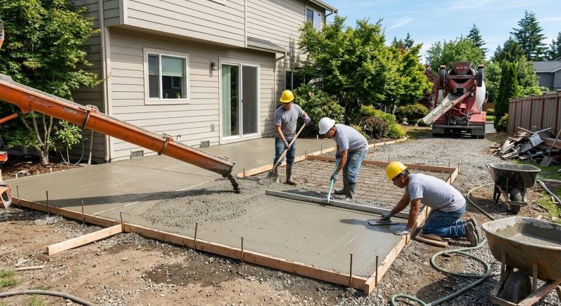 Concrete Patio Installation