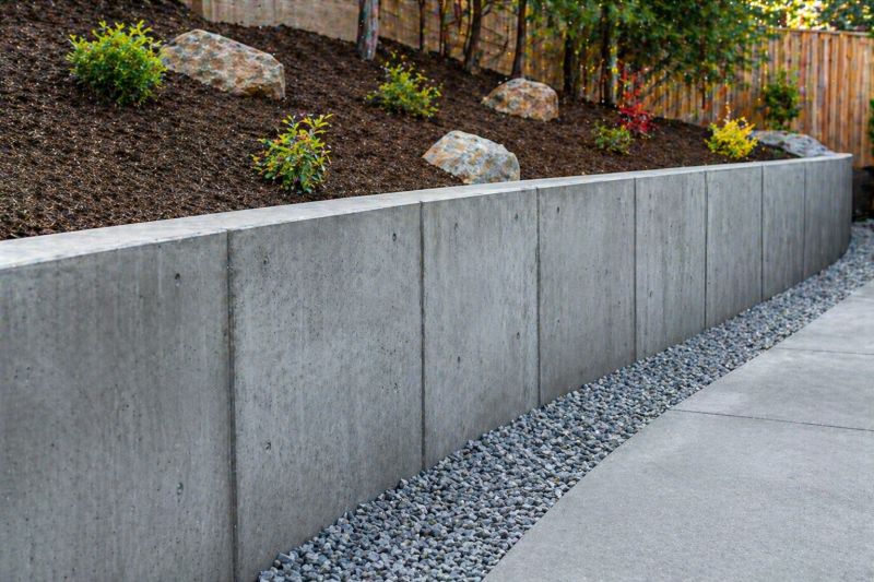 Concrete Retaining Wall Installation
