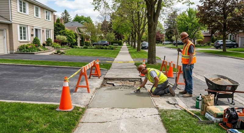 Concrete Sidewalk Repair