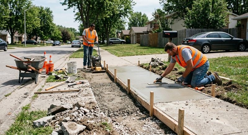 Concrete Sidewalk Repair
