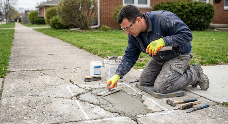 Concrete Sidewalk Repair