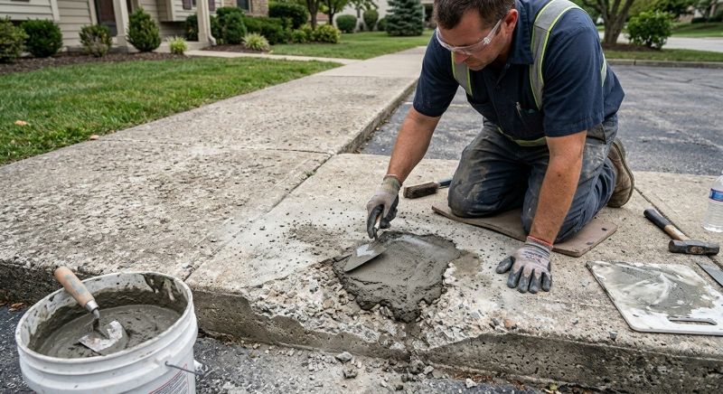 Concrete Sidewalk Repair
