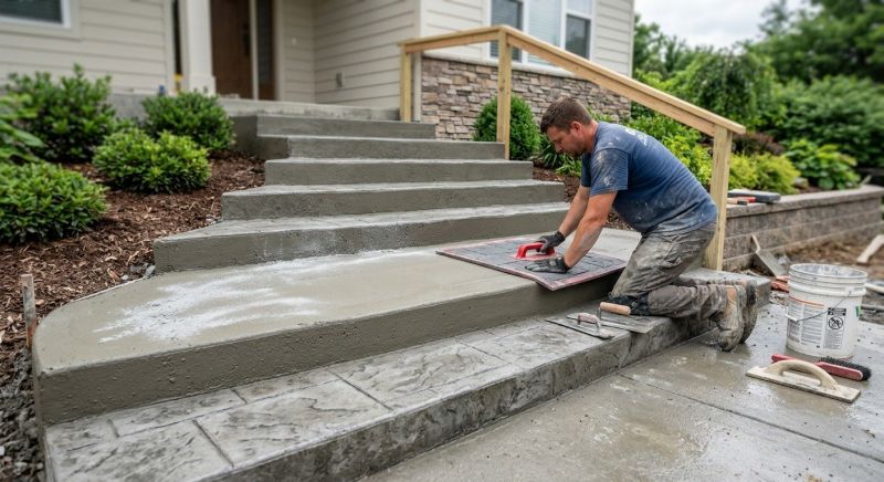 Concrete Steps Installation