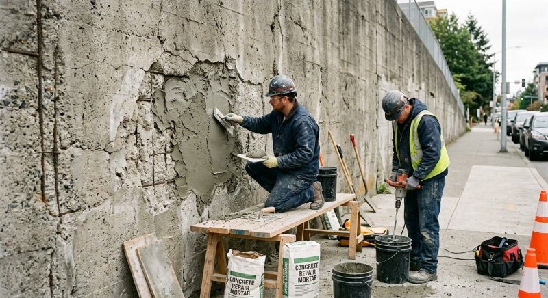 Concrete Wall Repair