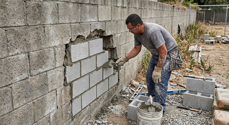 Concrete Wall Repair