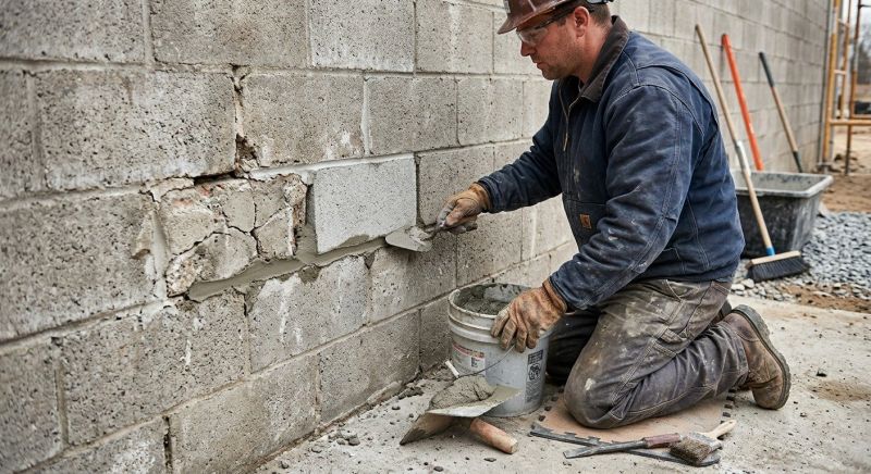 Concrete Wall Repair