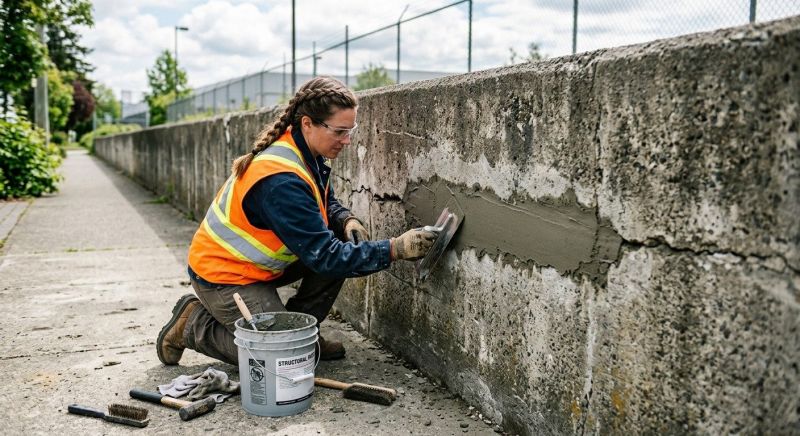 Concrete Wall Repair