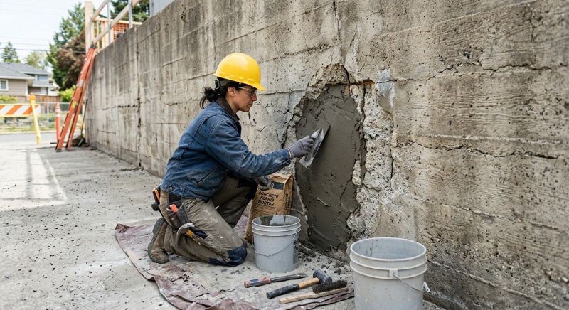 Concrete Wall Repair