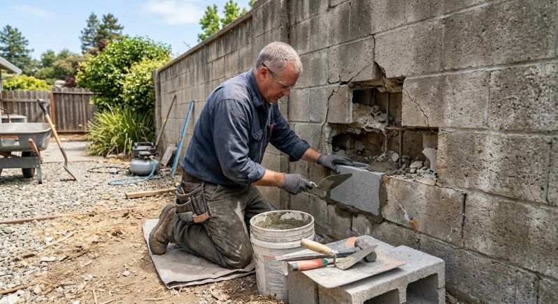 Concrete Wall Repair