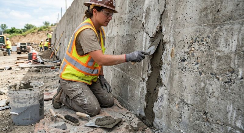 Concrete Wall Repair
