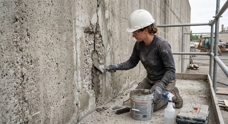 Concrete Wall Repair