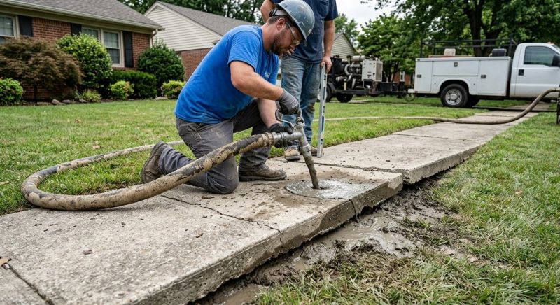 Fix Sunken Concrete In Atlanta