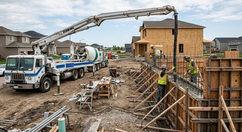 Poured Concrete Wall Construction