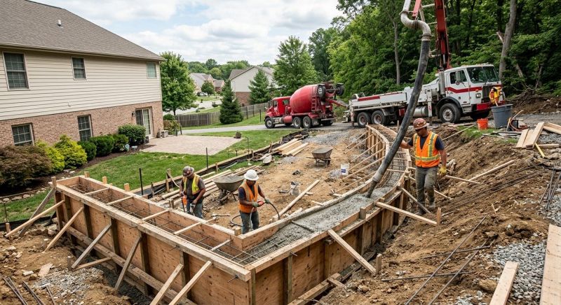 Poured Concrete Wall Construction