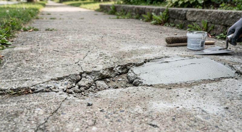 Concrete Sidewalk Repair