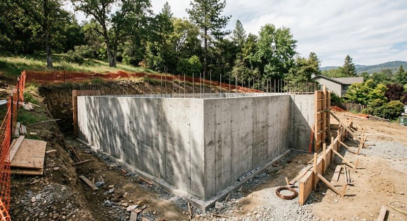 Poured Concrete Wall Construction